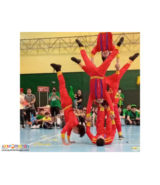 Circus, party, performers, acrobatics show