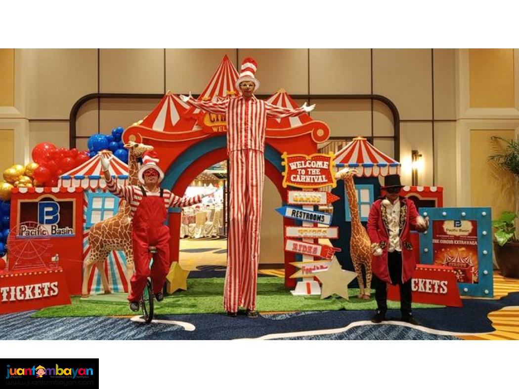 Circus Carnival Theme party performers