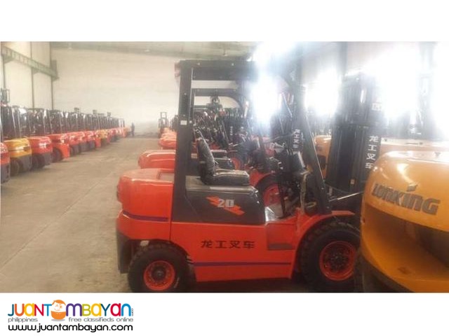 Electric Forklift 4 Wheels 2 Tons Lonking