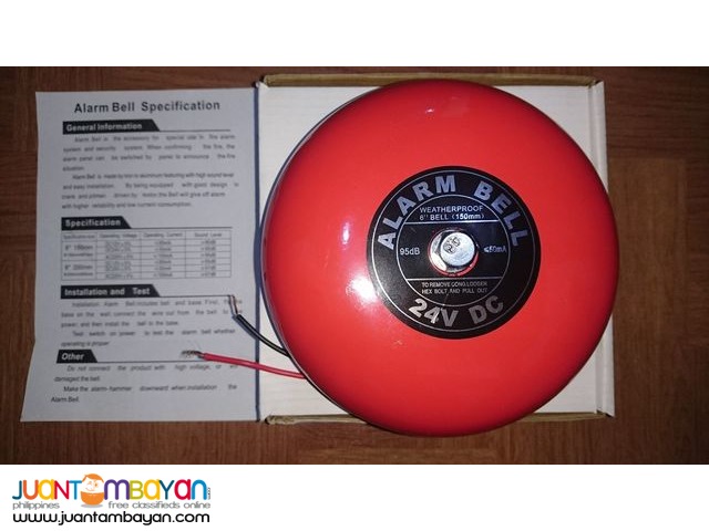 Fire Alarm Bell 24v