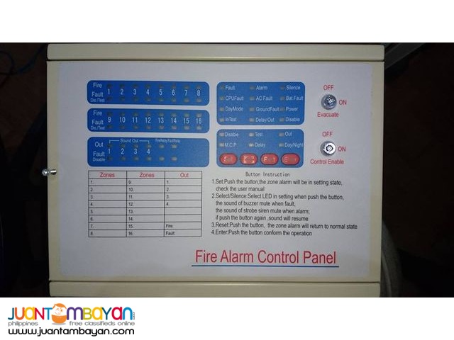 Fire Alarm Control Panel 4zone