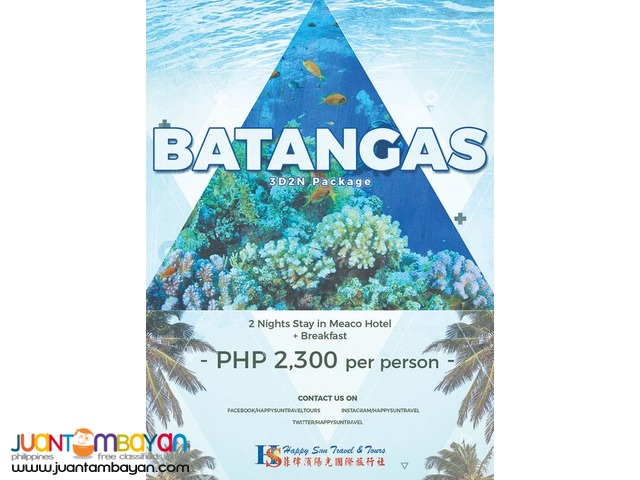 3D2N Batangas Package