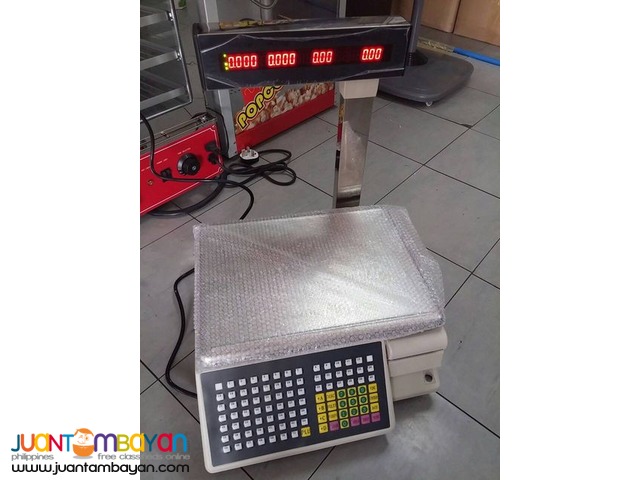  WEIGHING SCALE WITH BARCODE PRINTER  