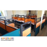 Office Partition with Glass Full fabric