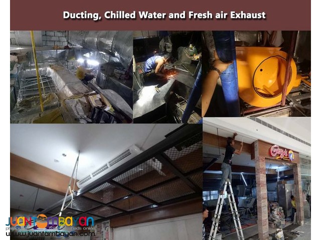 Fresh Air Supply-Ducting and Chilled Water Bulacan
