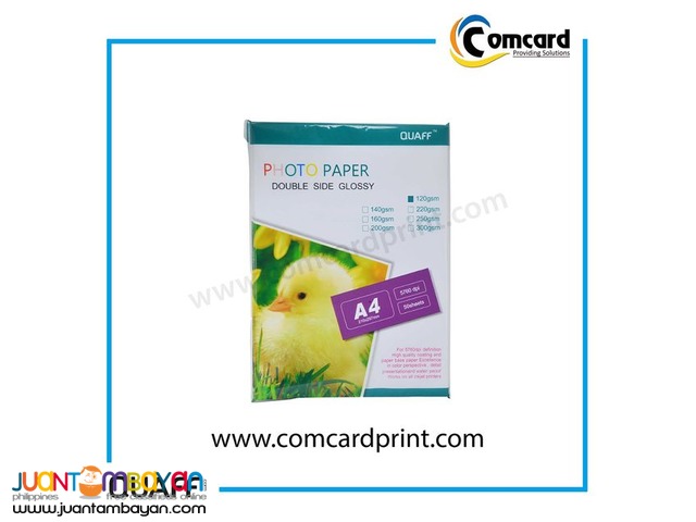 QUAFF DOUBLE SIDED PHOTO PAPER