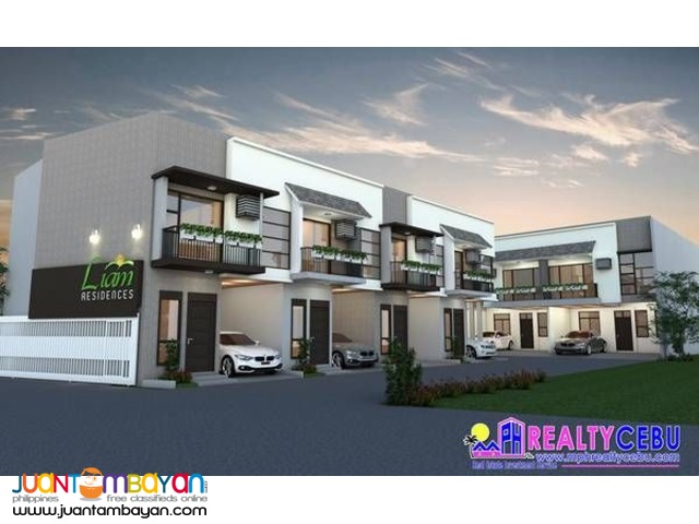 Townhouse For Sale at Liam Residences in Cebu (4BR, 107m²)