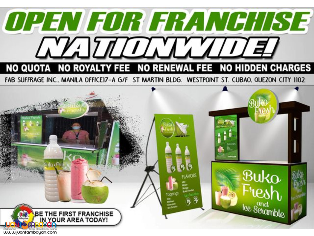 Beat the heat of the summer with Buko Fresh and Ice cramble