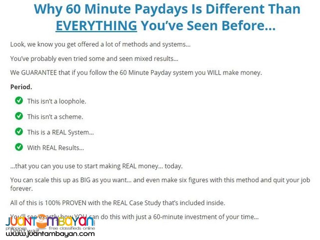 60 minute paydays
