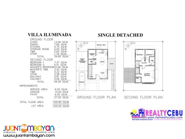 Single Detached House For Sale in Pajac Lapu-Lapu (105m² 4BR)