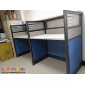 Cubicles with Stripes Design Office Partition
