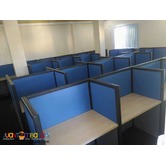 Office with Full Fabric Partition
