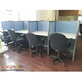 Partition with Chair Office