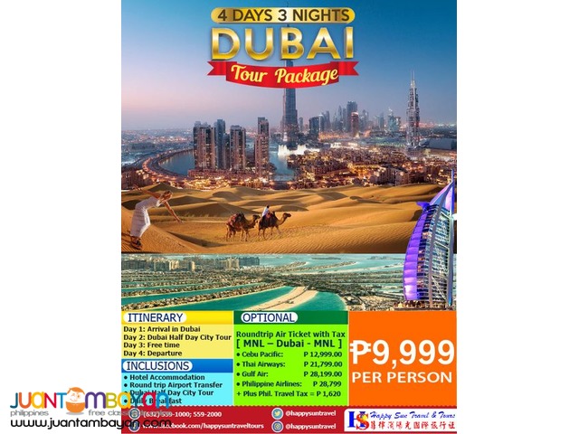 4D3N Dubai City Tour 
