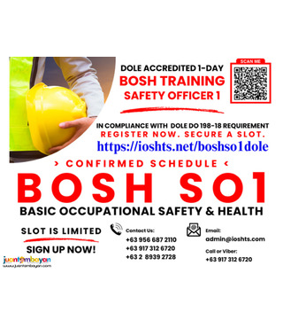 DOLE SO1 BOSH Training Safety Officer 1 DOLE Training