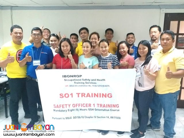 Inhouse BOSH SO1 Training DOLE Accredited
