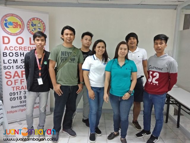 Inhouse BOSH SO1 Training DOLE Accredited