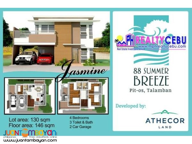 House For Sale in 88 Summer Breeze Cebu (185m², 4BR) House For Sale in 88 Summer Breeze Cebu (185m², 4BR)