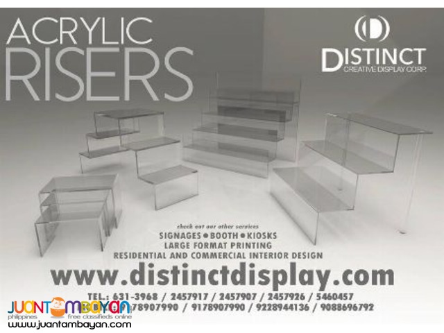 Acrylic Risers Acrylic Risers
