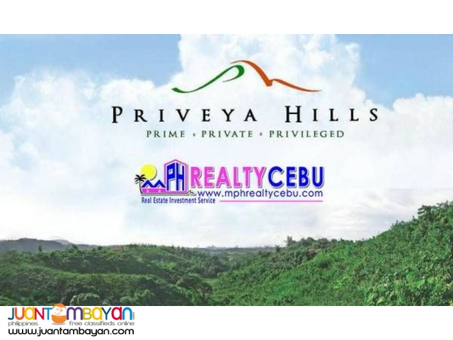 727sqm Lot For Sale at Priveya Hills in Talamban Cebu