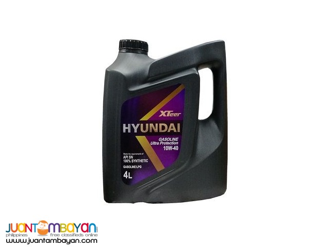 Hyundai XTeer Ultra Protection 10W40 100% Synthetic 4 Liters