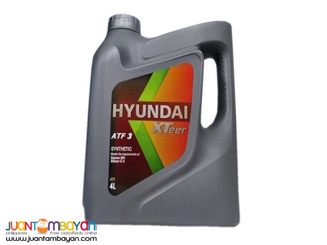 Hyundai XTeer ATF3 Synthetic 4 Liters Hyundai XTeer ATF3 Synthetic 4 Liters