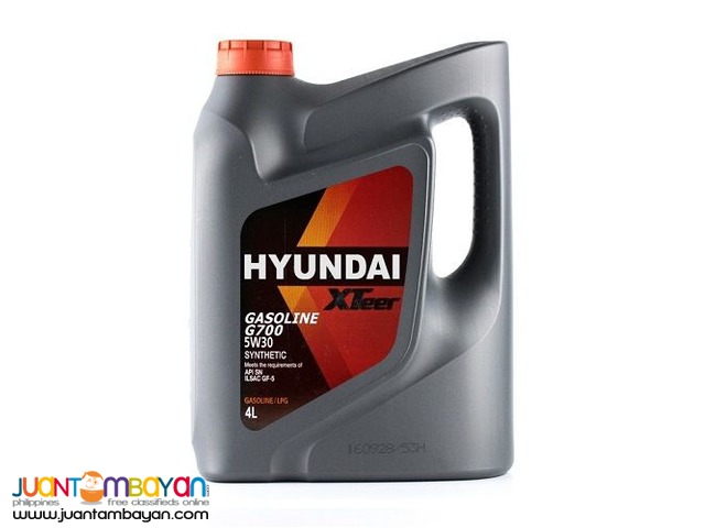 Hyundai XTeer G700 (For Gasoline) 5W30 Synthetic 4 Liters Hyundai XTeer G700 (For Gasoline) 5W30 Synthetic 4 Liters