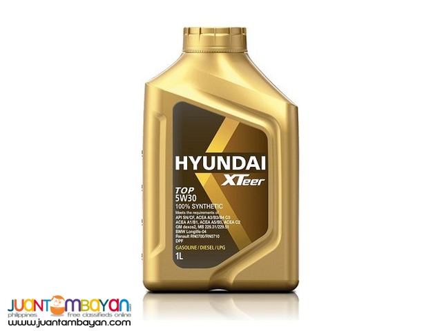 Hyundai XTeer TOP 5W30 100% Synthetic - 1 Liter Hyundai XTeer TOP 5W30 100% Synthetic - 1 Liter