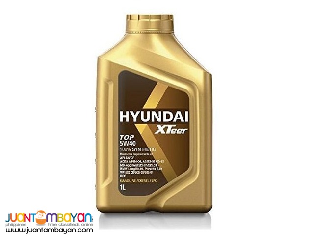 Hyundai XTeer TOP 5W40 100% Synthetic 1 Liter