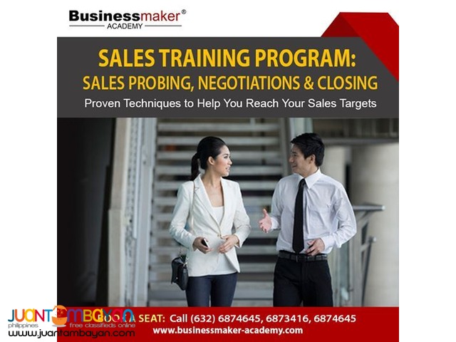 Sales Training Program Sales Training Program