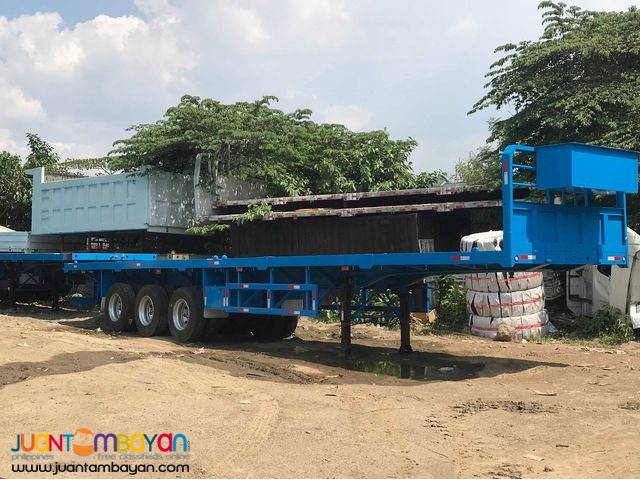 TRI-AXLE FLATBED TRAILER 40FT 45TONS