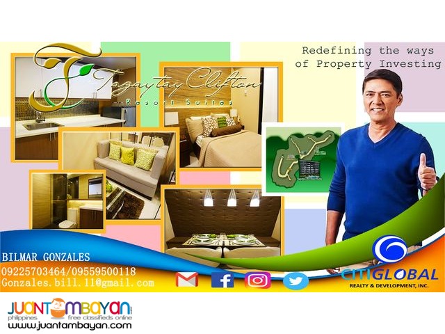 Pre Selling Condotel:Tagaytay Clifton Resort Suites