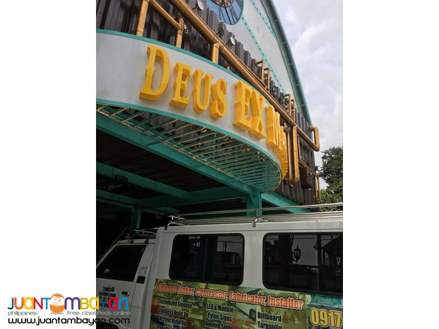 EXPERT SIGNAGE MAKER, STAINLESS, PANAFLEX, ACRYLIC, TARPAULIN