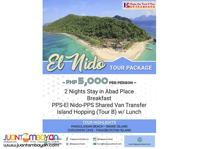 3D2N Amazing El Nido Package 3D2N Amazing El Nido Package