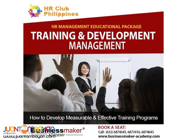 Training and Development Management Training and Development Management