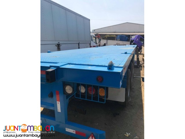  FOR SALE TRAILER TRI-AXLE FLATBED 40FT 45 TONS