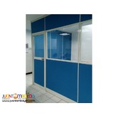 Floor to Ceiling Full Fabric Partition
