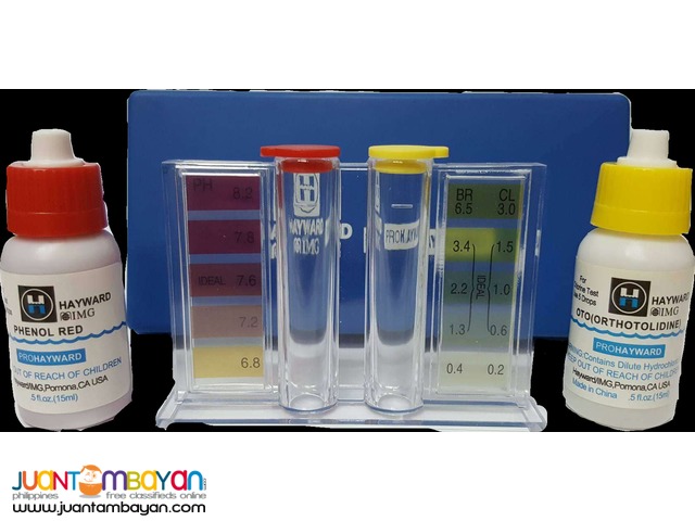 Chlorine Bromine pH Test Kit OTO solution Phenol Red