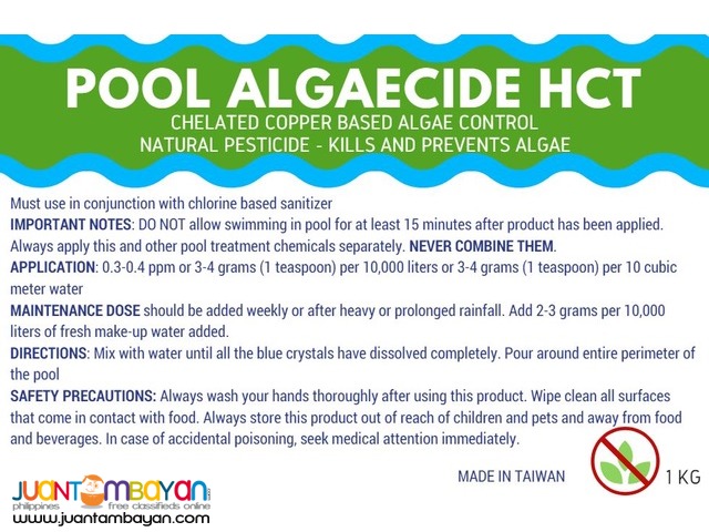 Pool Algaecide Algimycin