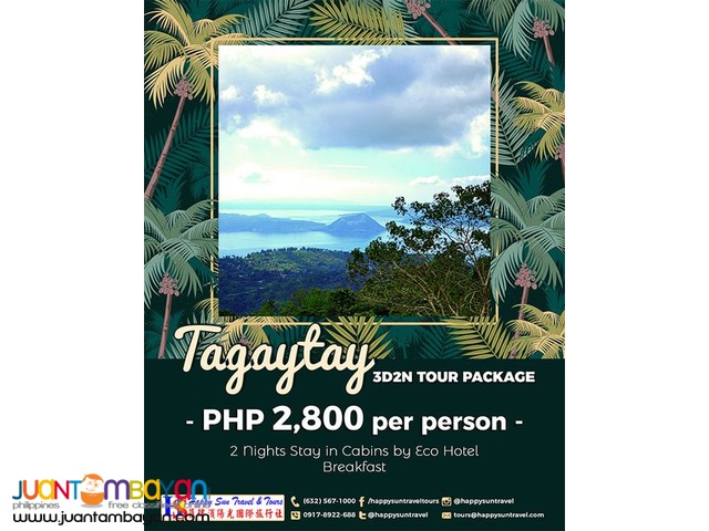 3D2N Tagaytay Package 3D2N Tagaytay Package