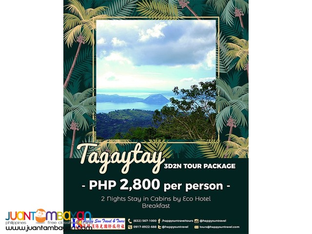 3D2N Tagaytay Package