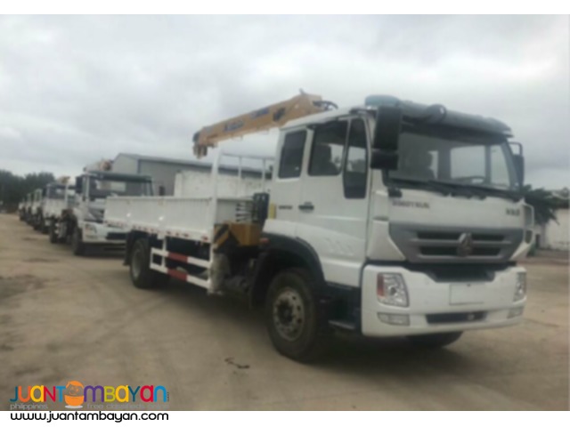 homan sinotruk 5tons 6w boom truck 220hp