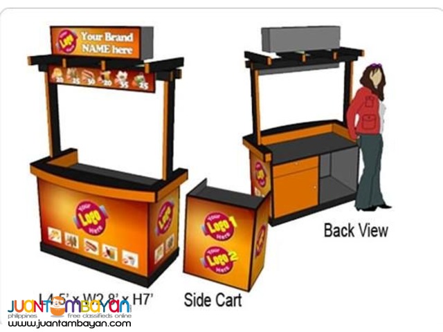 Food Kiosk Cart Booth Maker