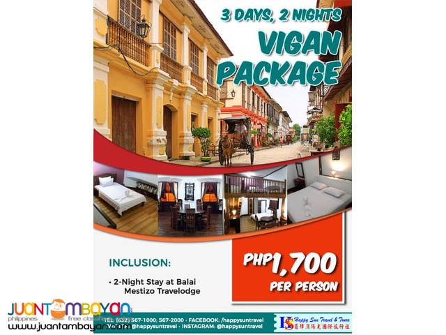 3D2N Vigan Package 3D2N Vigan Package