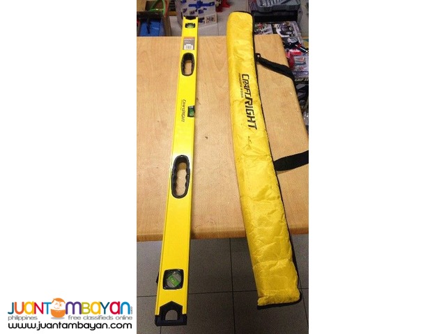 CraftRight 1200mm Spirit Level with Carry Bag
