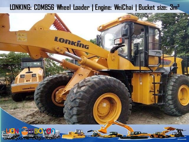 CDM856 Wheel Loader (Weichai Engine) 3m3 CDM856 Wheel Loader (Weichai Engine) 3m3
