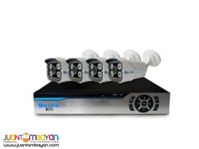 4 CHANNEL 2MP CCTV CAMERA PACKAGE ALL WEATHER CAMERA