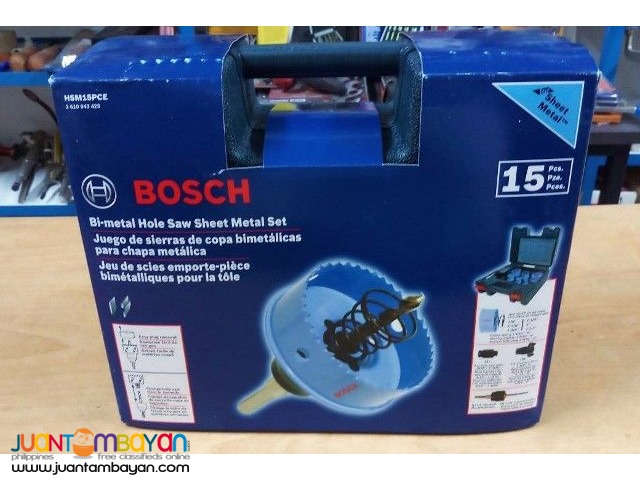 Bosch HSM15PCE 15-piece Bi-Metal Hole Saw Sheet Metal Set