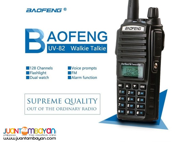 LONG RANGE BAOFENG UV-82 DUAL BAND WALKIE TALKIE TWO-WAY RADIO