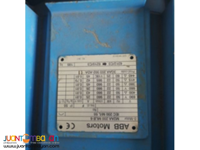 ABB 22KW(30HP) 6 Pole aluminum shell vertical horizontal motor